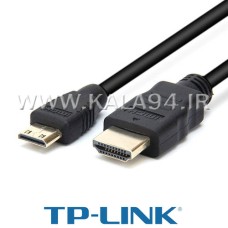 کابل 1.5 متر تبدیلی HDMI TO MINI HDMI مارک TP-LINK / فوق العاده ضخیم و بسیار مقاوم / تمام مس واقعی / کیفیت عالی / اورجینال